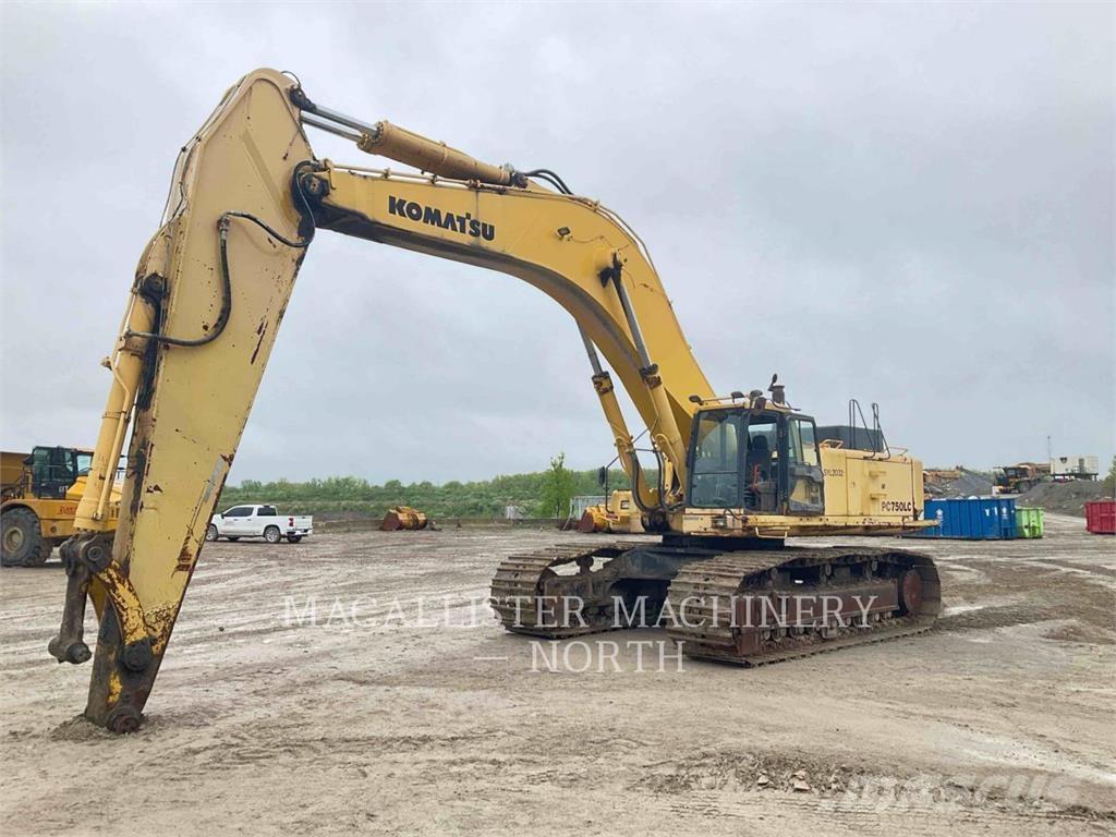 Komatsu PC750 Rupsgraafmachines