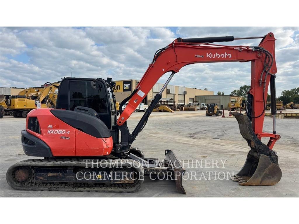 Kubota KX080 Minigraafmachines < 7t