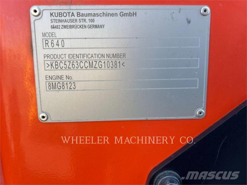 Kubota R640 CWL Wielladers