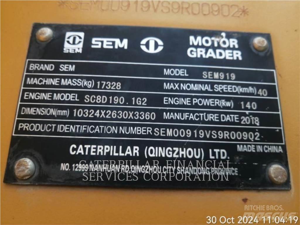 SEM MACHINERY SEM919 Graders
