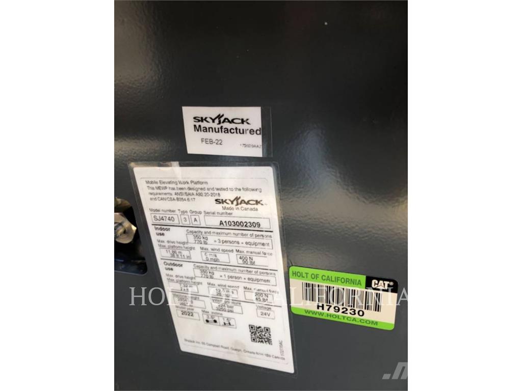 Skyjack SCISSOR40E Schaarhoogwerkers