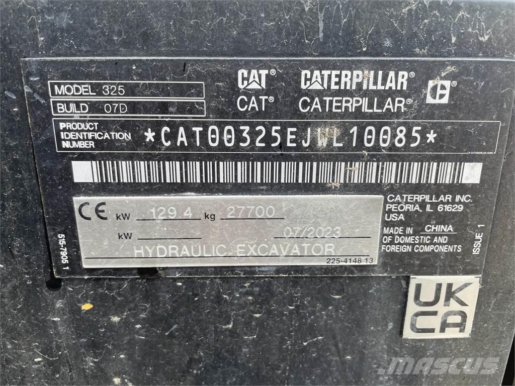 CAT 325 Rupsgraafmachines