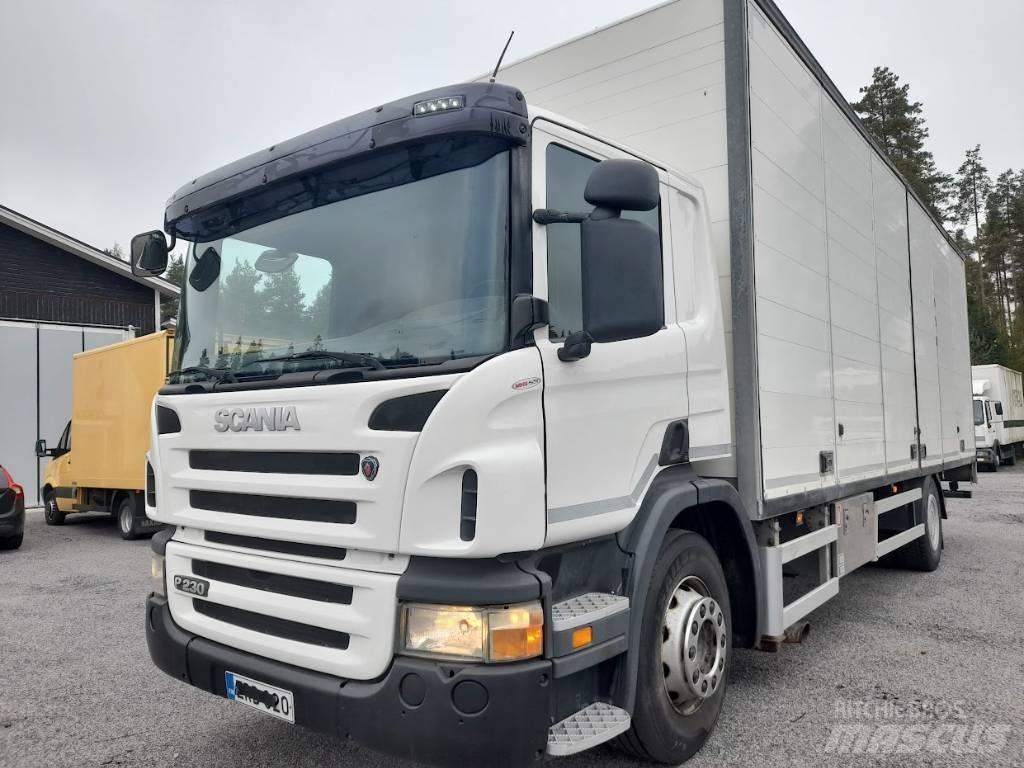 Scania P 230 DB Bakwagens met gesloten opbouw