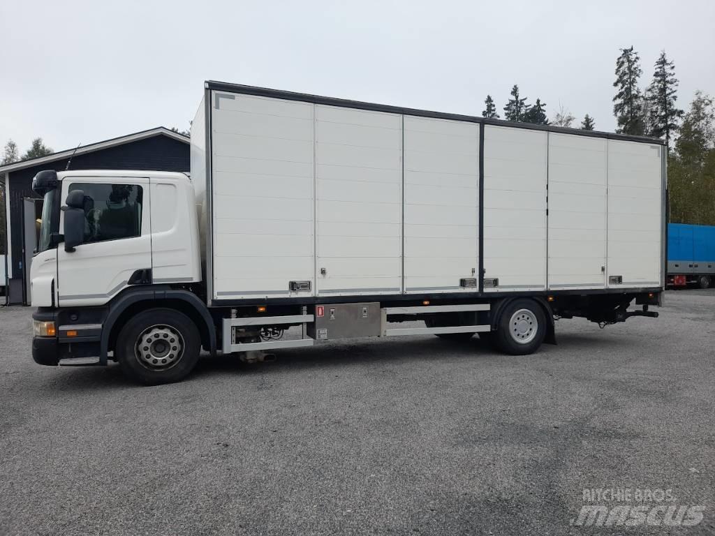 Scania P 230 DB Bakwagens met gesloten opbouw