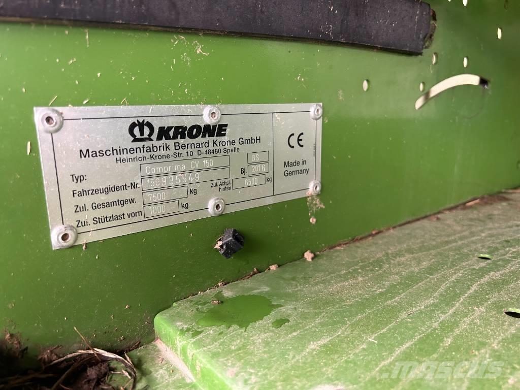 Krone CV150XC Ronde-balenpersen