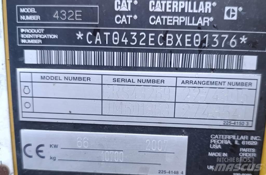 CAT 432 E 4x4 Graaf-laadcombinaties
