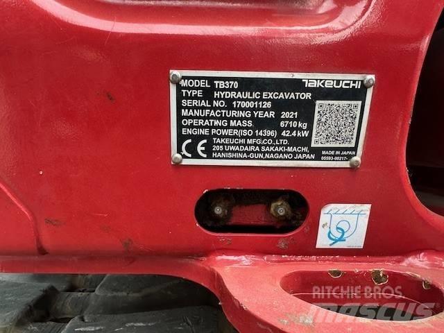 Takeuchi TB 370 Midigraafmachines 7t - 12t