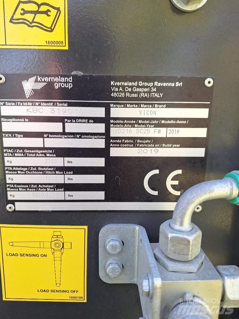 Vicon RV5216 Ronde-balenpersen