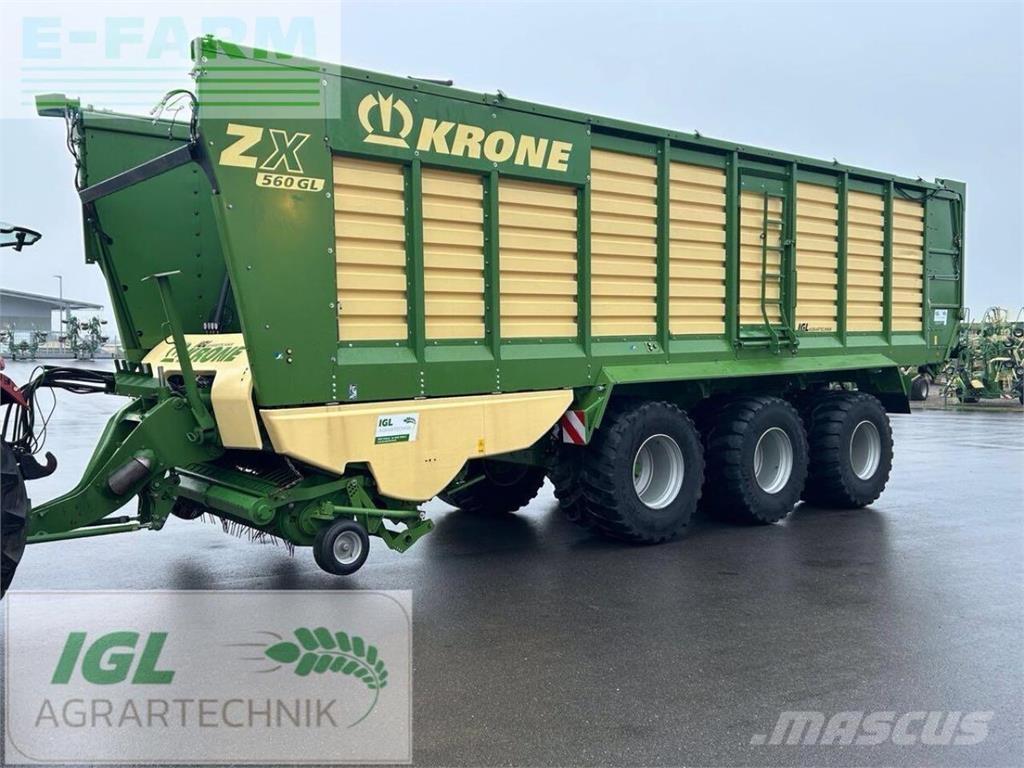 Krone zx 560 gl Graantransportwagen