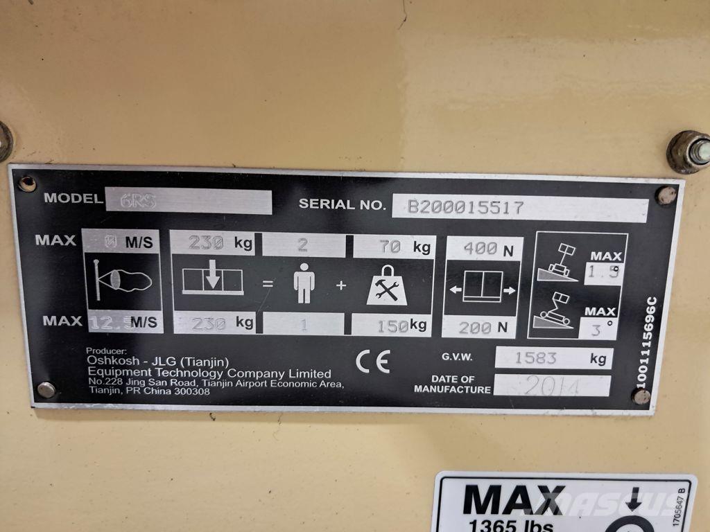 JLG 6RS Schaarhoogwerkers