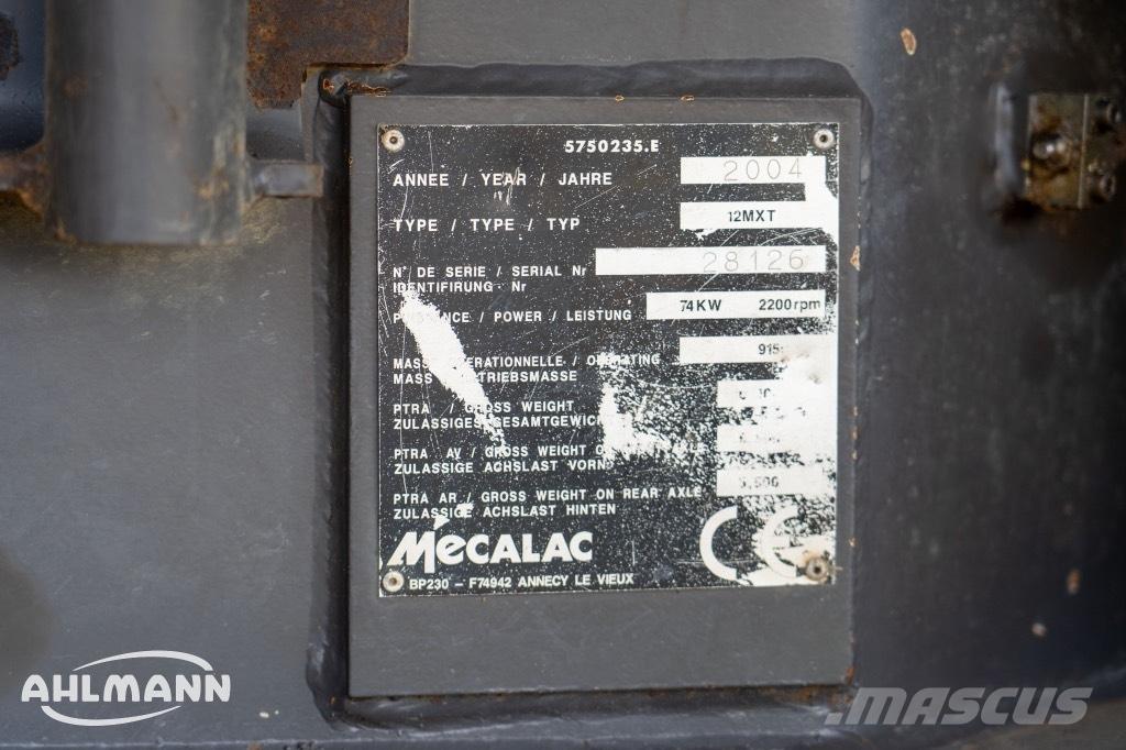 Mecalac 12 MXT Wielgraafmachines