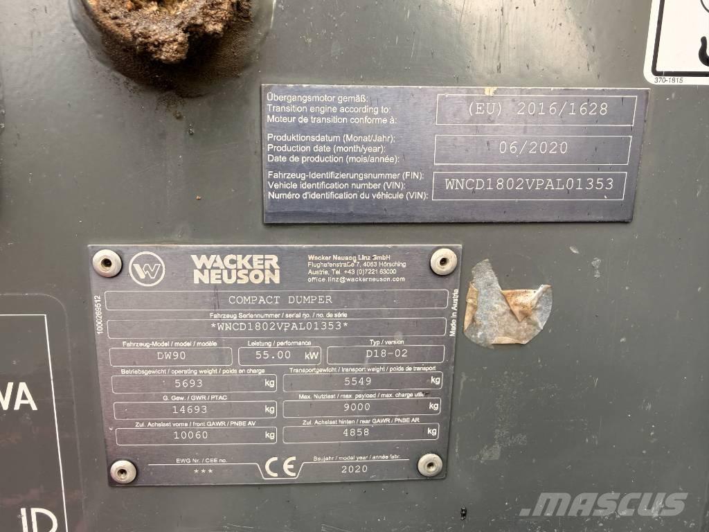 Wacker Neuson DW90 Mini Dumpers