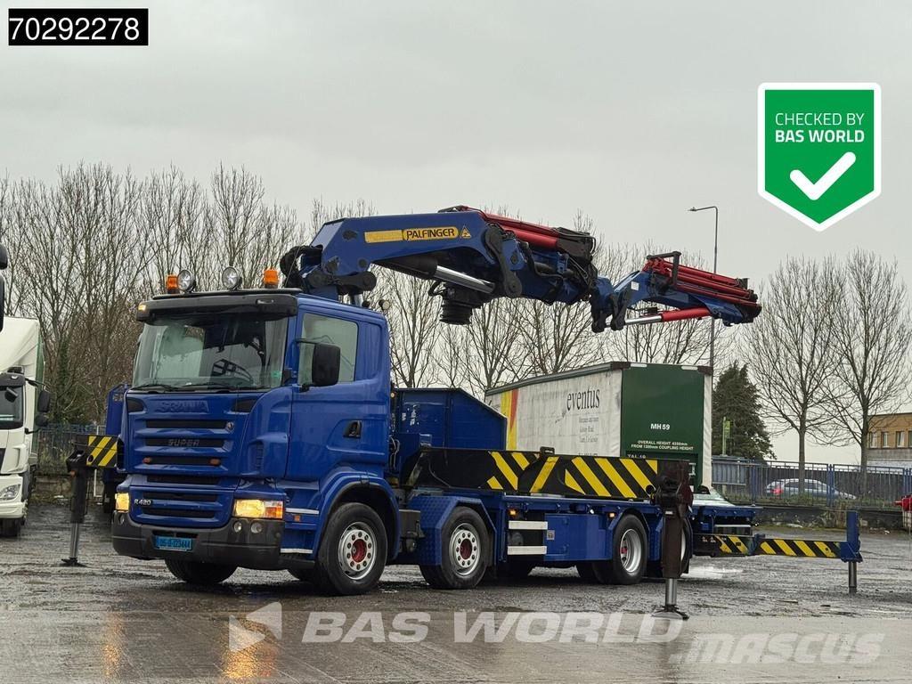 Scania R420 8X2 Platte bakwagens