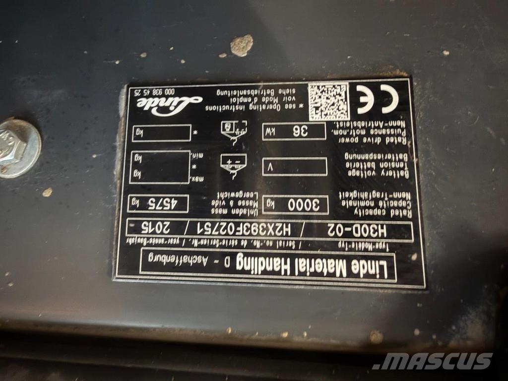 Linde H30D-02 Diesel heftrucks