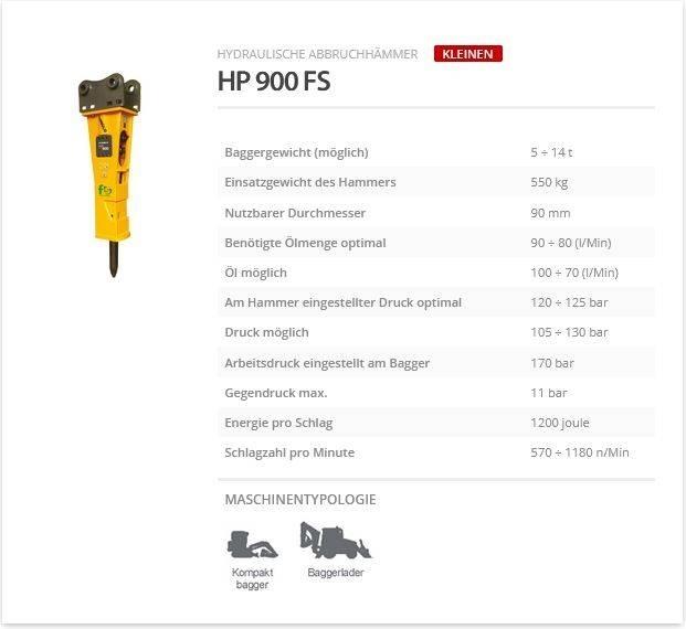 Indeco HP 900 FS Hamers en brekers
