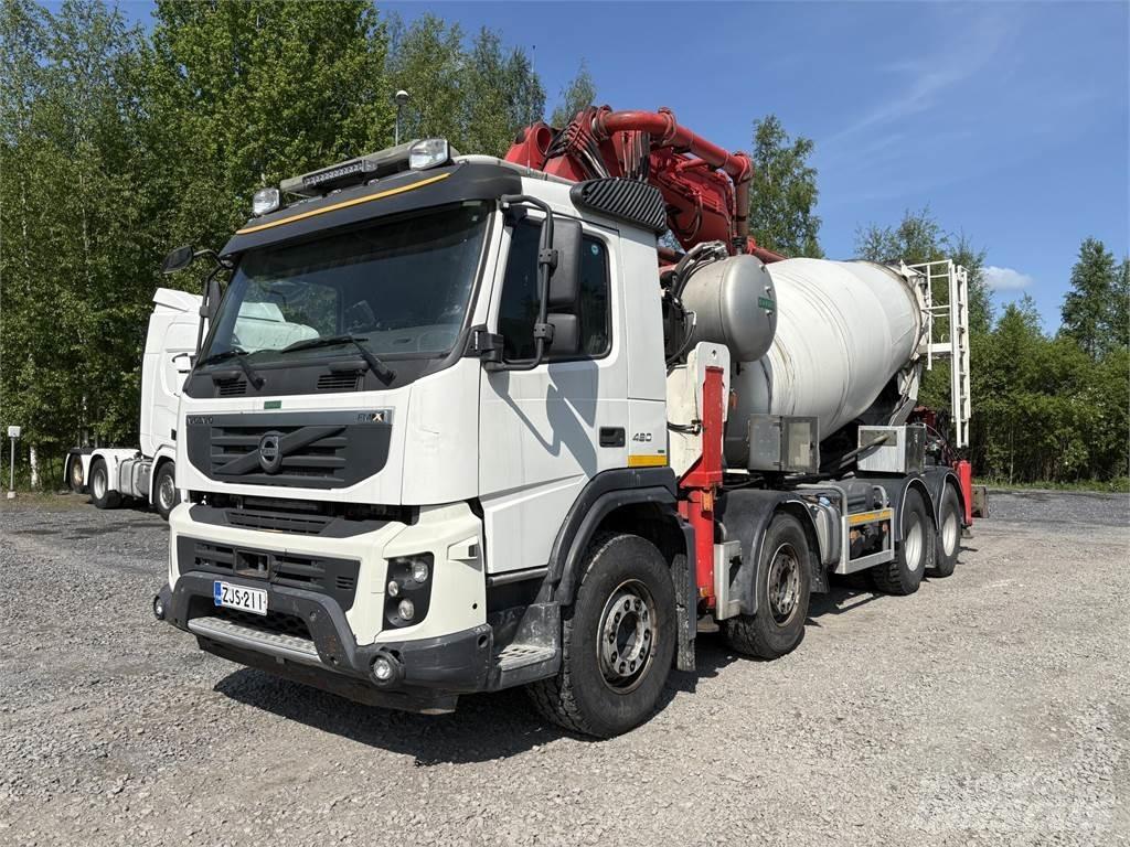 Volvo FMX 460 8*4 Betonmixers en pompen