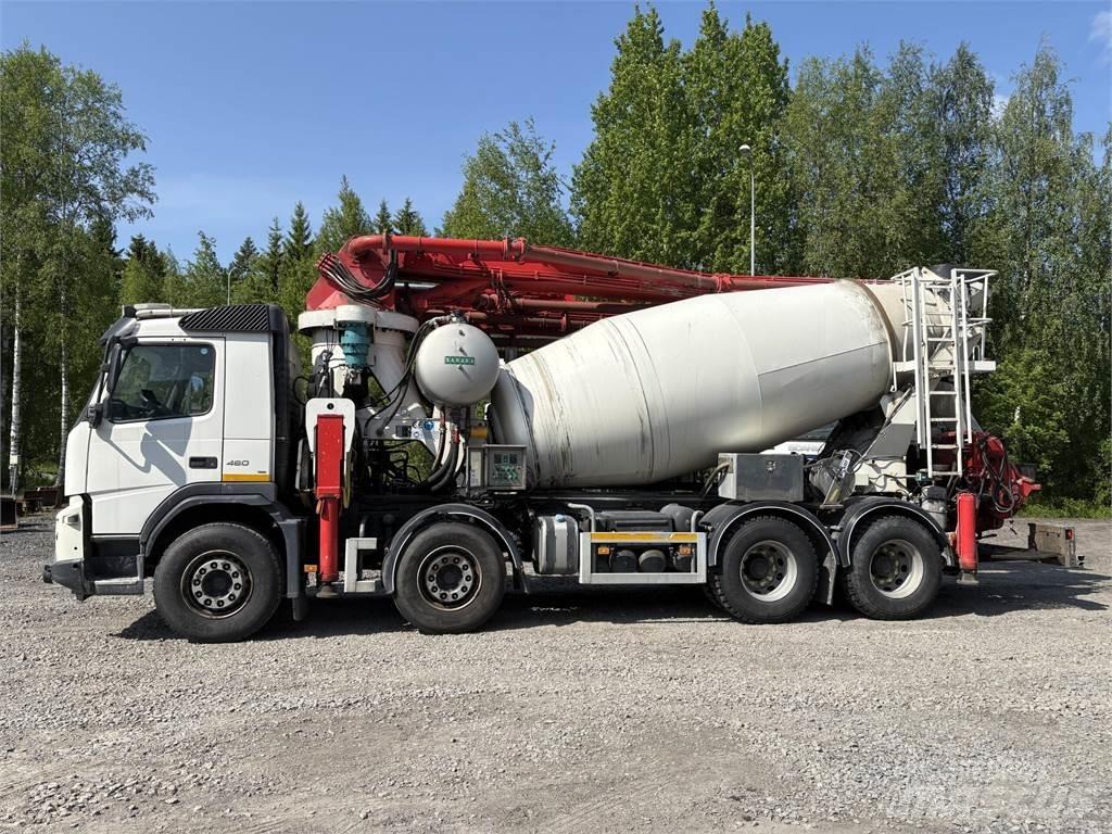 Volvo FMX 460 8*4 Betonmixers en pompen