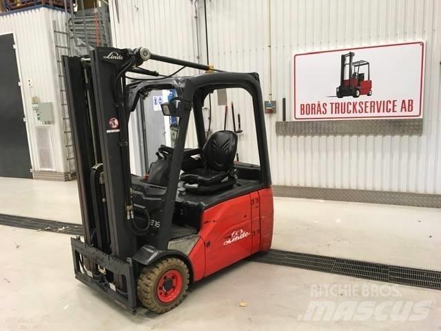 Linde E 16 H - 01 Elektrische heftrucks