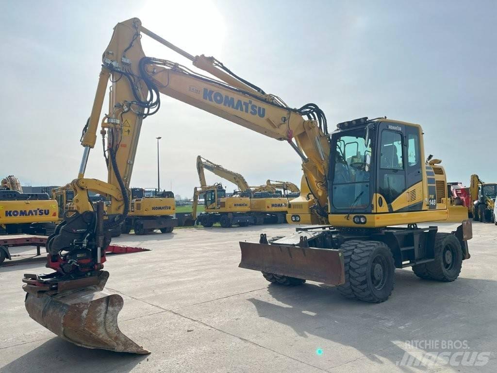 Komatsu PW 148-11 Wielgraafmachines