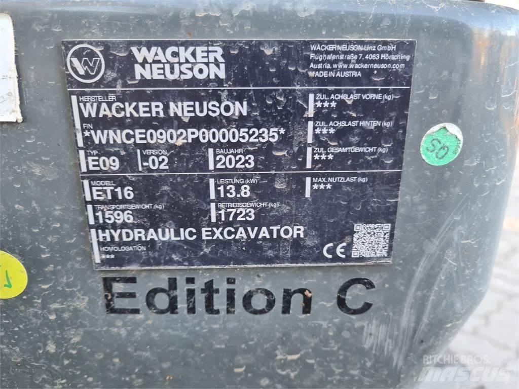Wacker Neuson ET16 Rupsgraafmachines