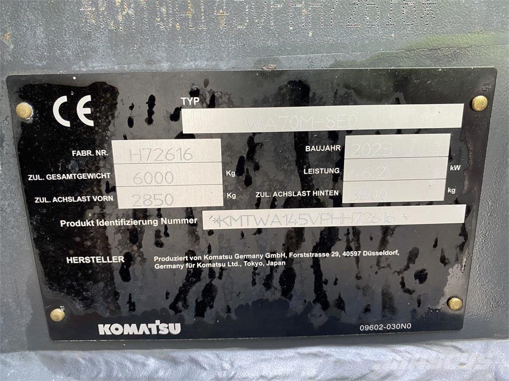 Komatsu WA70M-8EO Schrank- en knikladers