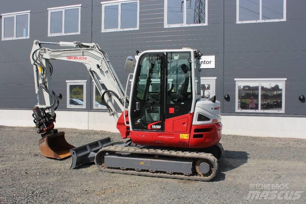 Takeuchi TB 260 Minigraafmachines < 7t