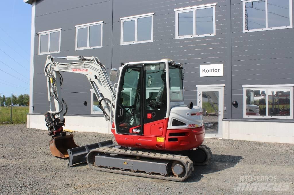 Takeuchi TB 260 Minigraafmachines < 7t