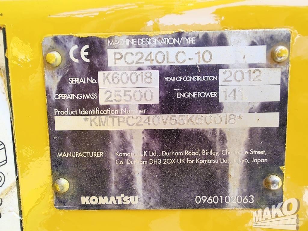 Komatsu PC 240 Rupsgraafmachines