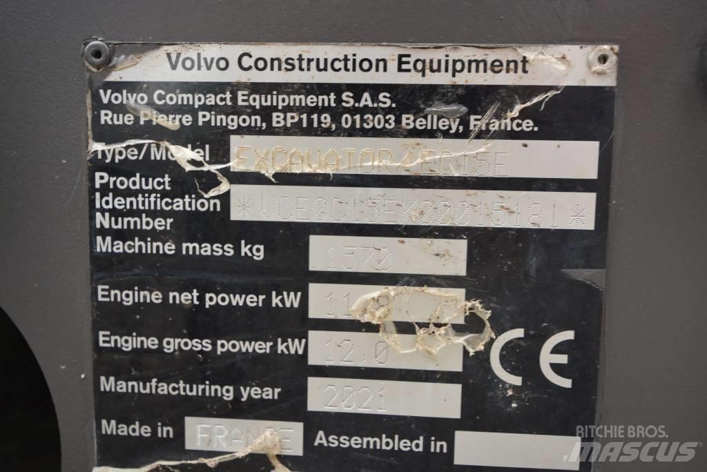 Volvo EC 15 E Minigraafmachines < 7t