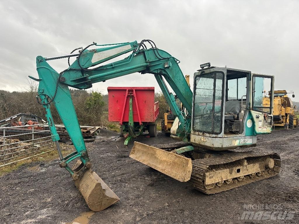 Komatsu PC 75 UU-1 Minigraafmachines < 7t