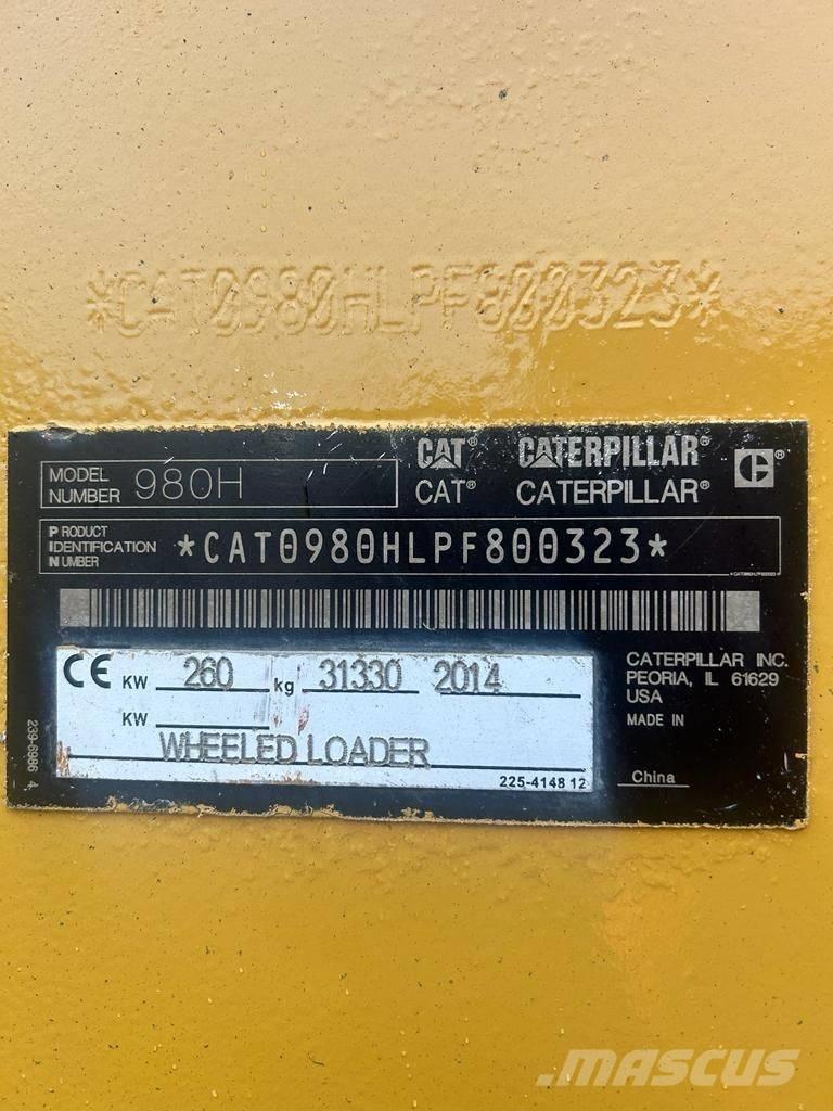 CAT 980H Wielladers