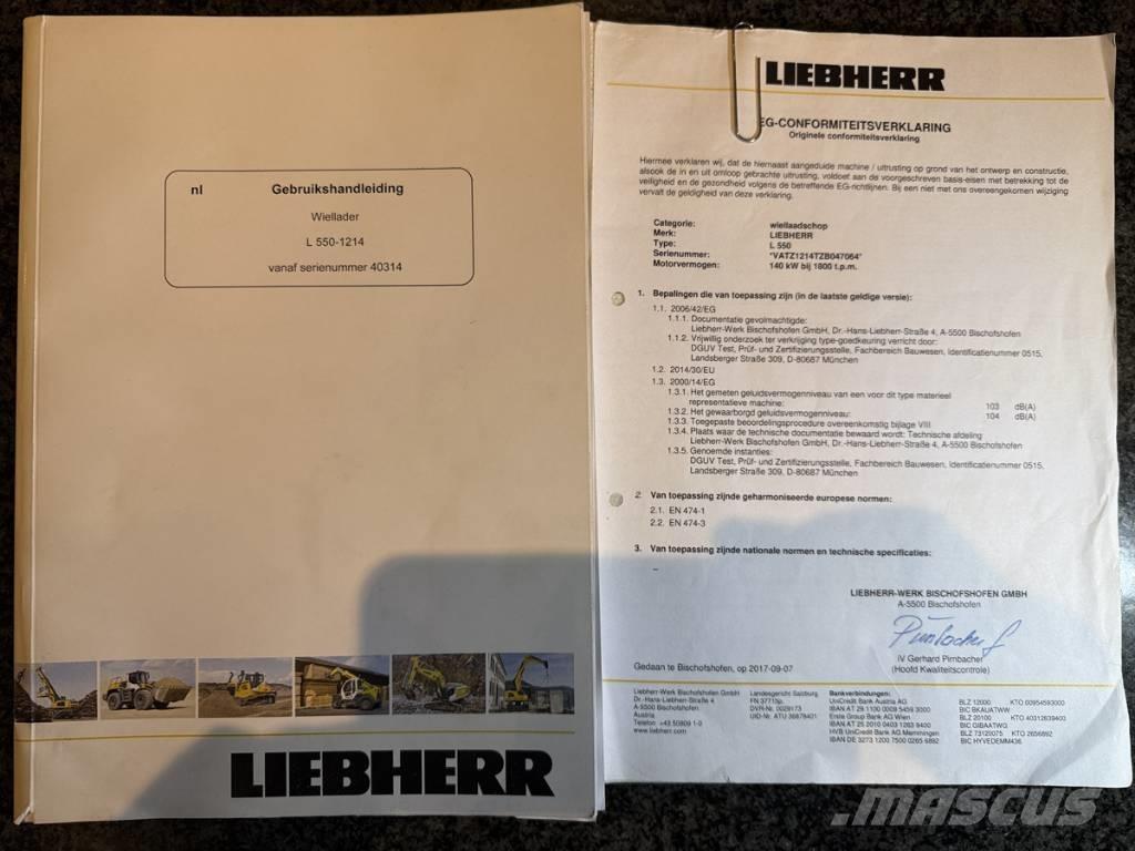 Liebherr L 550 Wielladers