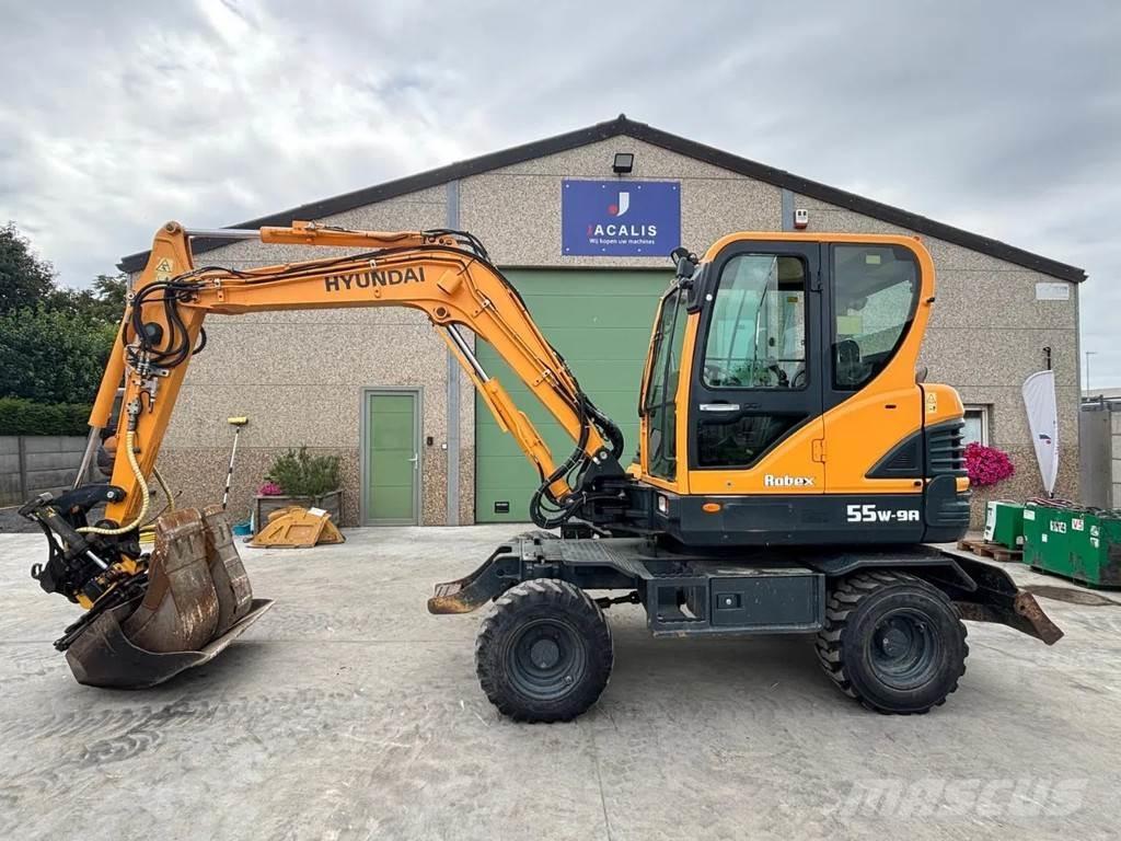 Hyundai R55W-9A Wielgraafmachines