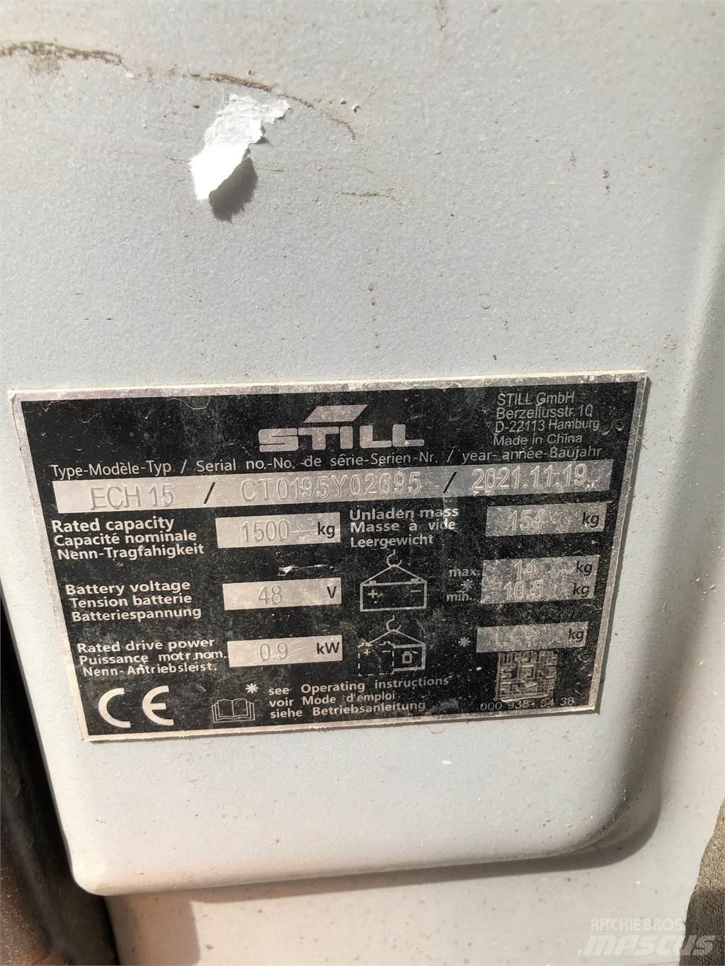 Still ECH 15 Electro-pallettrucks