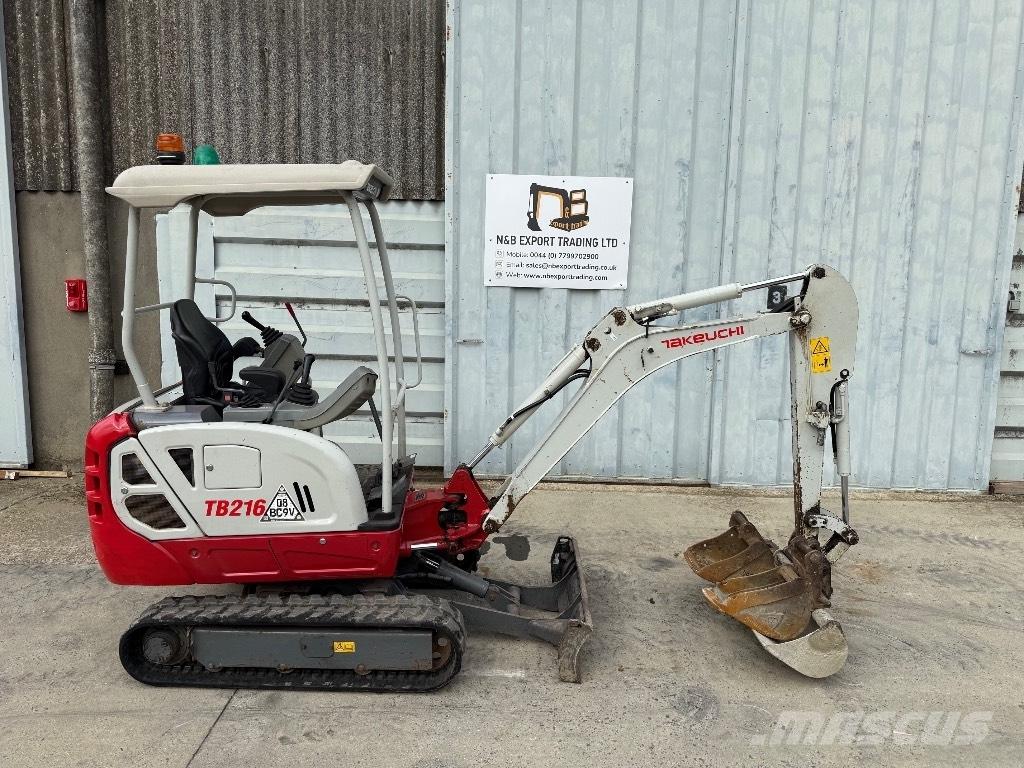 Takeuchi TB 216 Minigraafmachines < 7t