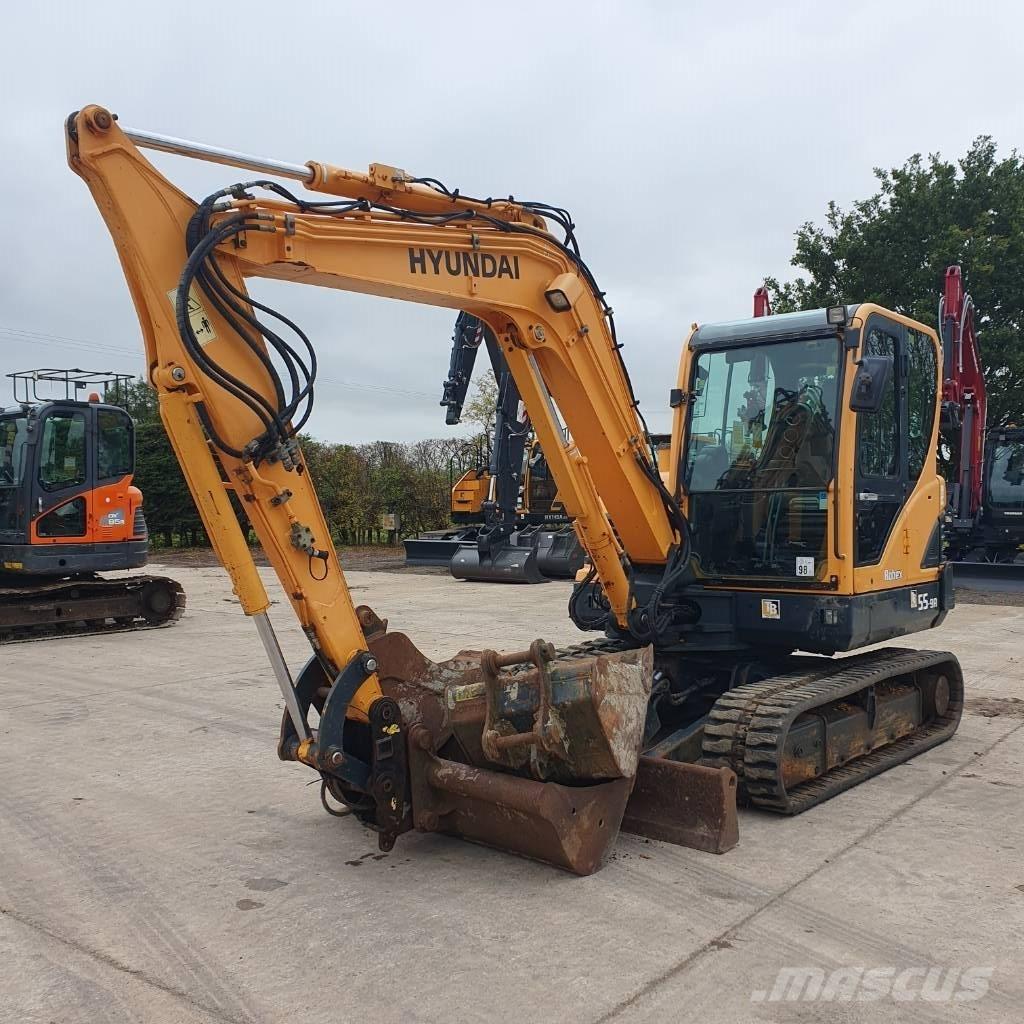 Hyundai R55 Minigraafmachines < 7t