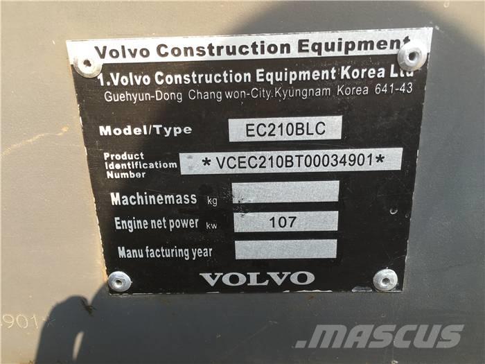 Volvo EC 210 B LC Rupsgraafmachines