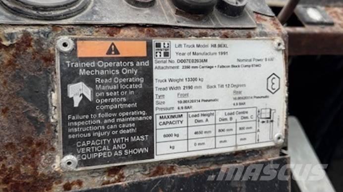 Hyster H 8.00 XL 5 Zelfrijdende stapelaars