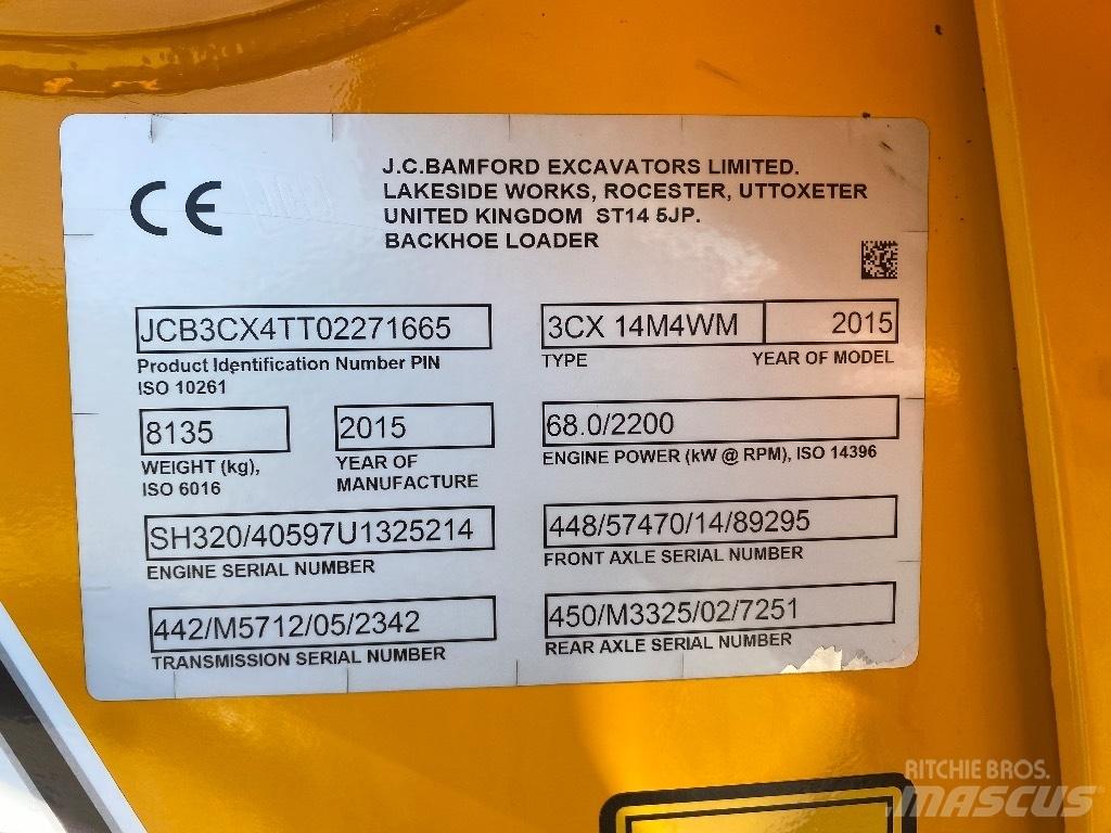 JCB 3 CX Graaf-laadcombinaties