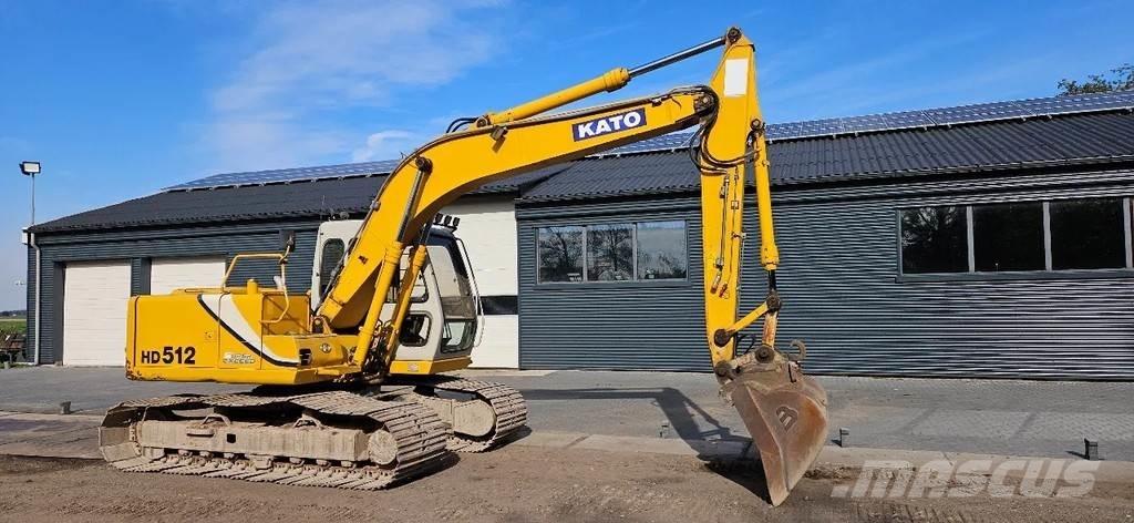 Kato HD512 E Rupsgraafmachines