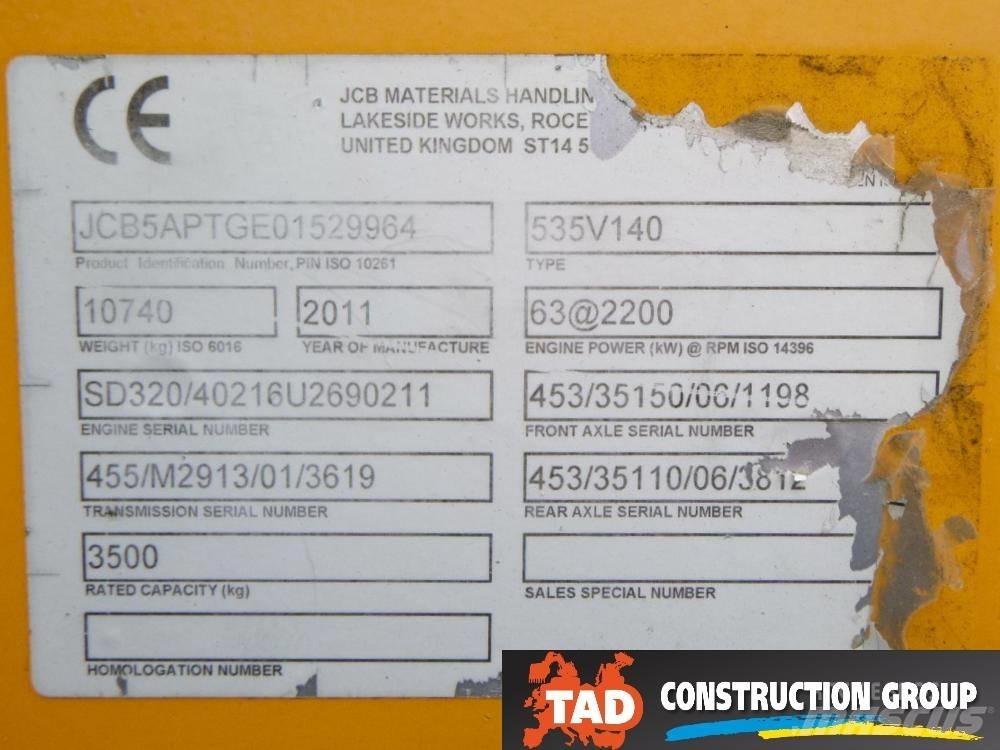 JCB 535-140 Hiviz Verreikers