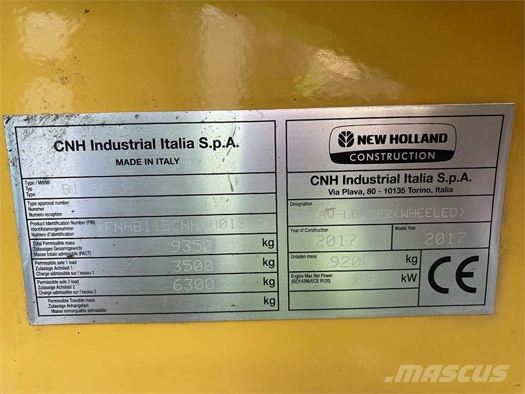 New Holland LB115 Graaf-laadcombinaties