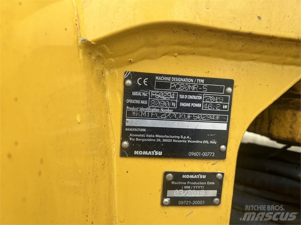 Komatsu PC 80 MR Midigraafmachines 7t - 12t