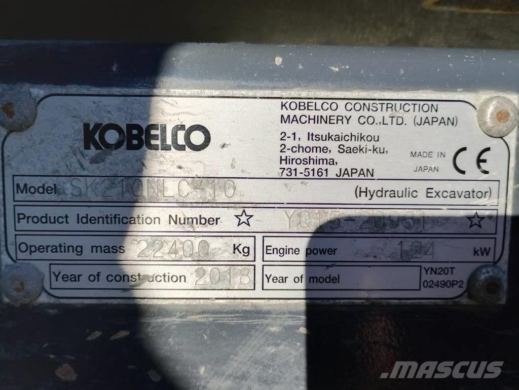 Kobelco SK210 N LC Rupsgraafmachines