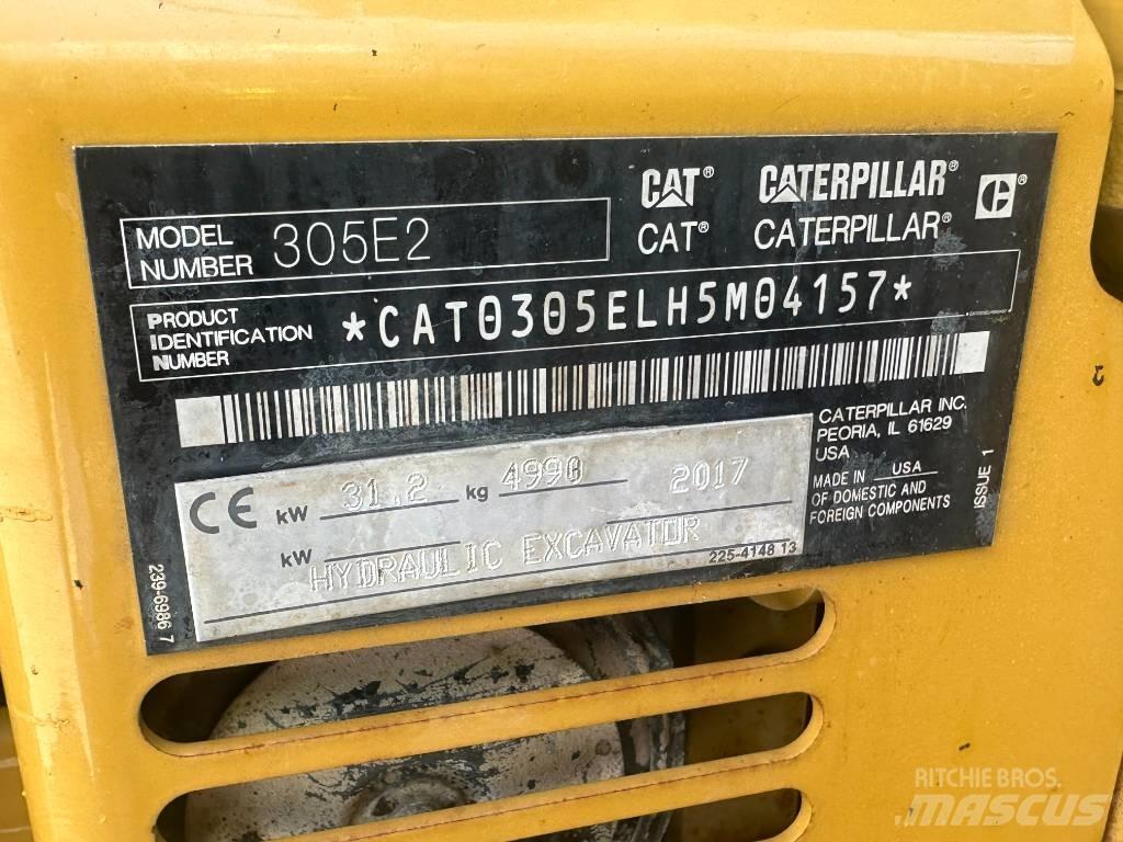 CAT 305 E CR Minigraafmachines < 7t