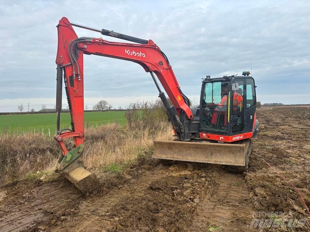 Kubota KX 80-4 Midigraafmachines 7t - 12t
