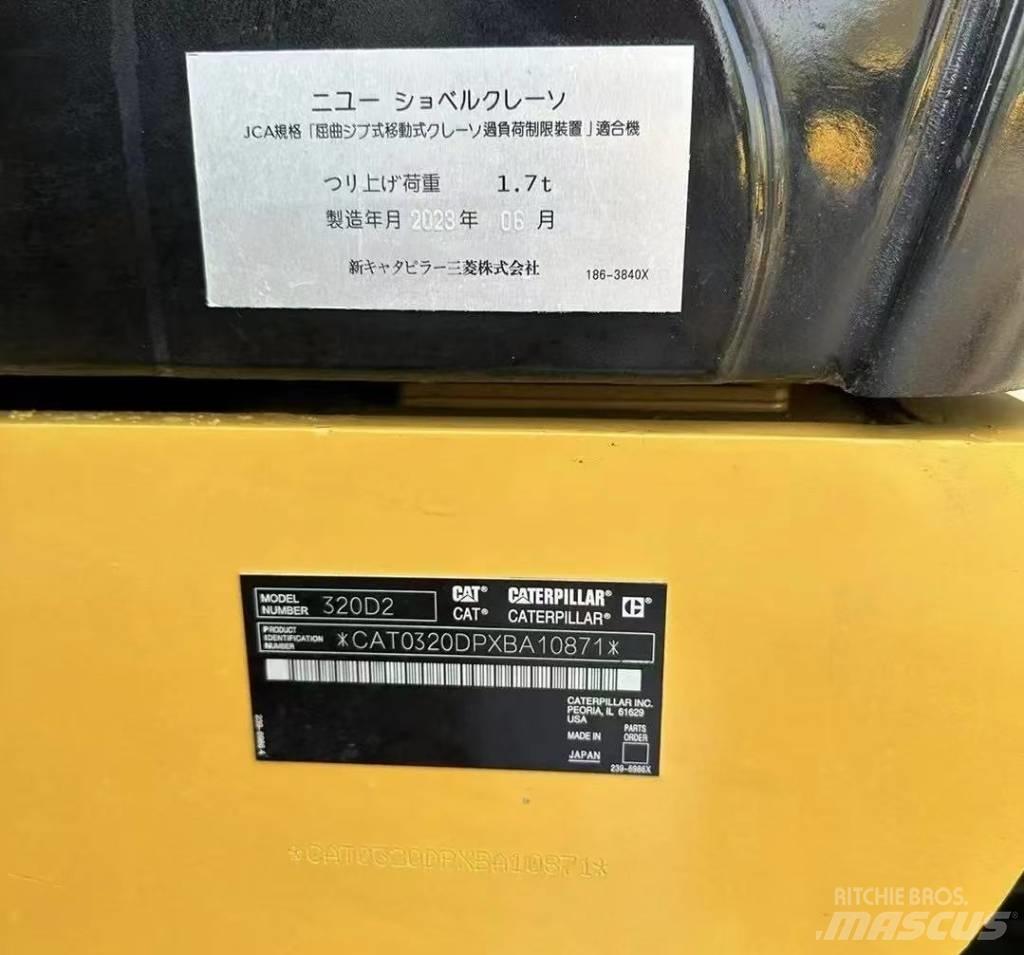 CAT 320 D Rupsgraafmachines