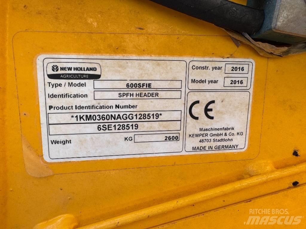 Kemper 600 SFIE Maaidorser aanbouwdelen
