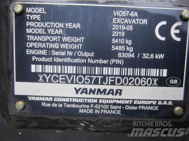 Yanmar Vio 57 Minigraafmachines < 7t