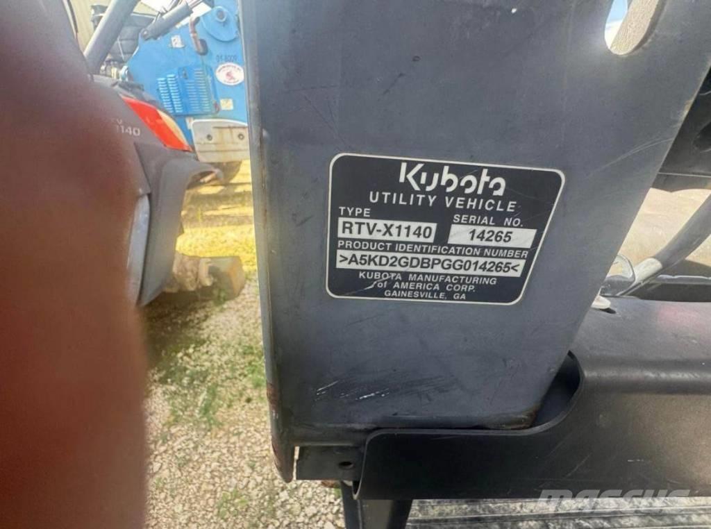 Kubota RTV-X 1140 Utiliteitsmachines